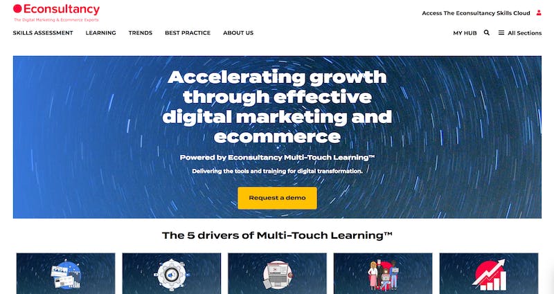 Мы внесли некоторые изменения на веб-сайт Econsultancy.